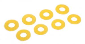 Daystar KU71074YL D-Ring and Shackle Washers Set Of 8 Yellow