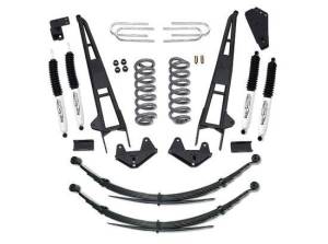 1981-1996 Ford Bronco 4x4 - 4" Performance Lift Kit with Rear Leaf Springs by Tuff Country - 24815K