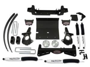 2006 Chevy Silverado 1500 4x4 - 4" Lift Kit (with 3-piece sub frame) by (with o factory ride ride shocks) Tuff Country - 14960