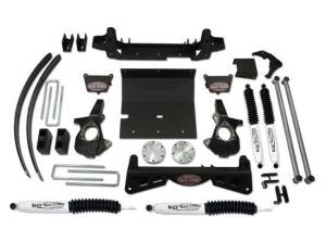 2006 Chevy Silverado 1500 4x4 - 6" Lift Kit (with 3-piece sub frame) by (fits models with o factory air ride shocks) Tuff Country - 16960