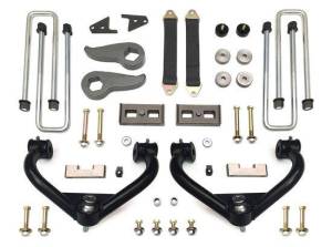 2011-2019 Chevy Silverado and GMC Sierra 2500HD/3500 4x4 & 2wd - 3.5" Uni-Ball Lift Kit by (includes Dually models) Tuff Country - 13086