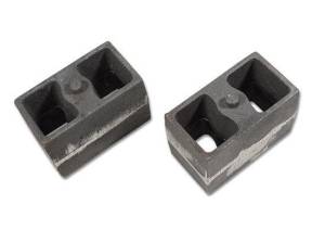 4" Cast Iron Lift Blocks (3" wide, non-tapered) pair by Tuff Country - 79044