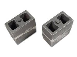 5.5" Cast Iron Lift Blocks (3" wide, non-tapered) pair by Tuff Country - 79057