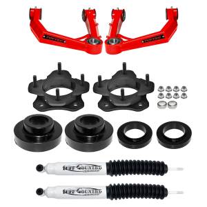 Tuff Country - Tuff Country 53220TTKN 3" Lift Kit with Toytec Uni-Ball Boxed Upper Control Arms and Shocks for Toyota Tundra/Sequioa 2022-2024 - Image 1