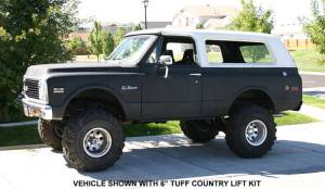 Tuff Country - Tuff Country 14610KN Front/Rear 4" Lift Kit with Rear Blocks and Steering Arm for Chevy Blazer 1969-1972 - Image 4