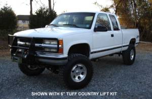 Tuff Country - Tuff Country 14812KN Front/Rear 4" Lift Kit with Upper Control Arm Drop and 1 Piece Sub-Frame and Rear Leaf Springs for Chevy K1500 1988-1998 - Image 2