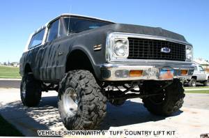Tuff Country - Tuff Country 16611KN Front/Rear 6" Lift Kit with EZ-Ride Front Springs 52" Rear Springs for Chevy K5 Blazer 1969-1972 - Image 2