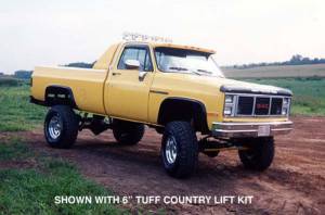 Tuff Country - Tuff Country 16711KN Front/Rear 6" Lift Kit with EZ-Ride Front Springs and 52" Rear Springs for Chevy Truck 1973-1987 - Image 2