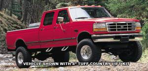 Tuff Country - Tuff Country 24820KN Front/Rear 4" Lift Kit with Rear Blocks and Add-a-Leafs for Ford F-250 1980-1987 - Image 2