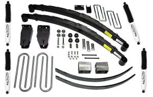 Tuff Country - Tuff Country 24826KN Front/Rear 4" Standard Lift Kit with Rear Blocks and Add-a-Leafs for Ford F-250 1988-1996 - Image 1