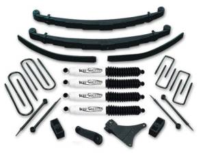 Tuff Country - Tuff Country 24830KN Front/Rear 4" Standard Lift Kit with Rear Blocks and Add-a-Leafs for Ford F-350 1986-1997 - Image 1