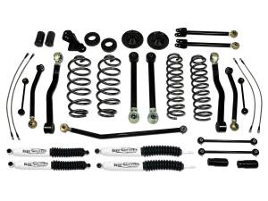 Tuff Country - Tuff Country 44002KH Front/Rear 4" EZ-Flex Performance Lift Kit with SX6000 Shocks for Jeep Wrangler JK 2007-2018 - Image 1