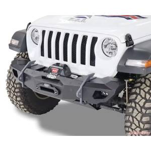 Tuff Country - LOD Offroad JFB1884 OPS Shorty Winch Front Bumper for Jeep Wrangler JK/JL/Gladiator JT 2007-2024 - Bare Steel - Image 11