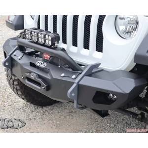 Tuff Country - LOD Offroad JFB1884 OPS Shorty Winch Front Bumper for Jeep Wrangler JK/JL/Gladiator JT 2007-2024 - Bare Steel - Image 17