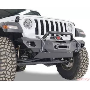 Tuff Country - LOD Offroad JFB1884 OPS Shorty Winch Front Bumper for Jeep Wrangler JK/JL/Gladiator JT 2007-2024 - Bare Steel - Image 14