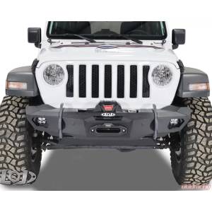 Tuff Country - LOD Offroad JFB1884 OPS Shorty Winch Front Bumper for Jeep Wrangler JK/JL/Gladiator JT 2007-2024 - Bare Steel - Image 13