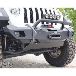 Tuff Country - LOD Offroad JFB1884 OPS Shorty Winch Front Bumper for Jeep Wrangler JK/JL/Gladiator JT 2007-2024 - Bare Steel - Image 19