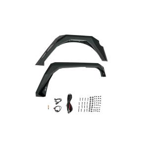 DV8 Offroad - DV8 Offroad FDJK-09 Front and Rear Armor Fender Flares for Jeep Wrangler JK 2007-2018 - Image 5