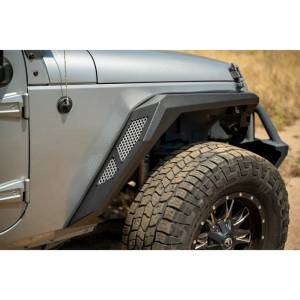 DV8 Offroad - DV8 Offroad FDJK-09 Front and Rear Armor Fender Flares for Jeep Wrangler JK 2007-2018 - Image 7