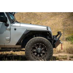 DV8 Offroad - DV8 Offroad FDJK-09 Front and Rear Armor Fender Flares for Jeep Wrangler JK 2007-2018 - Image 10