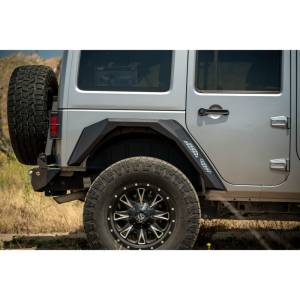 DV8 Offroad - DV8 Offroad FDJK-09 Front and Rear Armor Fender Flares for Jeep Wrangler JK 2007-2018 - Image 11