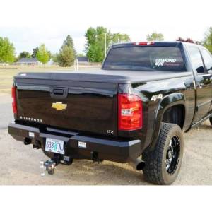 Fusion Bumpers - Fusion Bumpers 07131500GMRB Standard Rear Bumper for GMC Sierra 1500 2007.5-2013 - Image 3