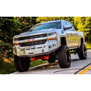 Fusion Bumpers - Fusion Bumpers 16181500CHVFB Standard Front Bumper for Chevy Silverado 1500 2016-2018 - Image 3