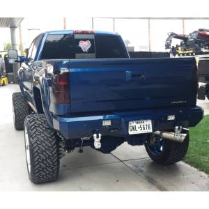 Fusion Bumpers - Fusion Bumpers 1519GMRB Standard Rear Bumper for GMC Sierra and Chevy Silverado 2500HD/3500 2015-2019 - Image 5