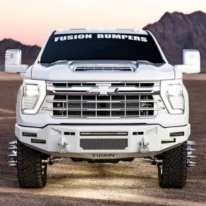 Fusion Bumpers - Fusion Bumpers 2024CHVFB Standard Front Bumper for Chevy Silverado 2500HD/3500 2024 - Image 12