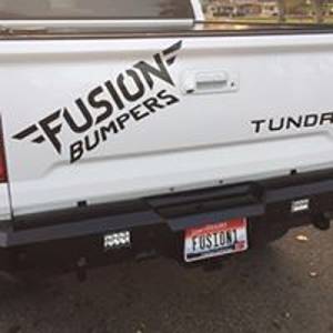 Fusion Bumpers 1422TUNRB Standard Rear Bumper for Toyota Tundra 2014-2021