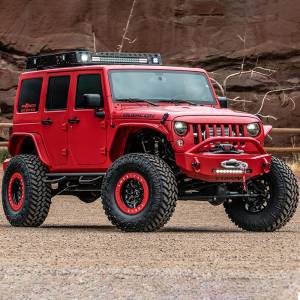 Fusion Bumpers - Fusion Bumpers 0717JEEPFB Standard Front Bumper for Jeep Wrangler JK 2007-2019 - Image 2