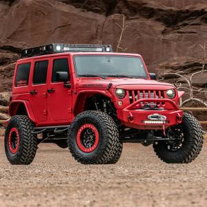 Fusion Bumpers - Fusion Bumpers 0717JEEPFB Standard Front Bumper for Jeep Wrangler JK 2007-2019 - Image 3