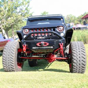 Fusion Bumpers - Fusion Bumpers 0717JEEPFB Standard Front Bumper for Jeep Wrangler JK 2007-2019 - Image 5