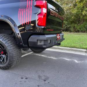 Chassis Unlimited - Chassis Unlimited CUB99040X Attitude Series Rear Bumper for Chevy Silverado and GMC Sierra 1500 2019-2024 - Image 11