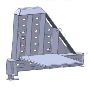 Chassis Unlimited - Chassis Unlimited CUB960005 Swing Out Bumper Folding Table - Image 2