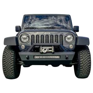 Chassis Unlimited CUB940781 Octane Series Winch Front Bumper for Jeep Wrangler JK 2007-2018