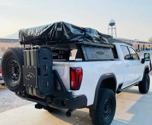 Expedition One - Expedition One CHV-GMC-25/35-20+RB-DSTC Rear Bumper with Dual Swing Carrier System for GMC Sierra 2500HD/3500/Denali 2020-2024 - Image 5