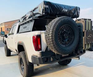 Expedition One - Expedition One CHV-GMC-25/35-20+RB-DSTC Rear Bumper with Dual Swing Carrier System for GMC Sierra 2500HD/3500/Denali 2020-2024 - Image 3