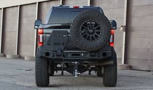 Expedition One - Expedition One FORDF250/350/450-17+-RB-XD-DSTC RangeMax Xtreme Duty Rear Bumper with Dual Swing Carrier System for Ford F-250/350/450 2017-2024 - Image 2