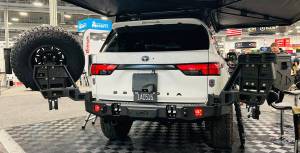 Expedition One SQ23+RB-DSTC Rear Bumper with Dual Swing Carrier System for Toyota Sequoia 2023-2024