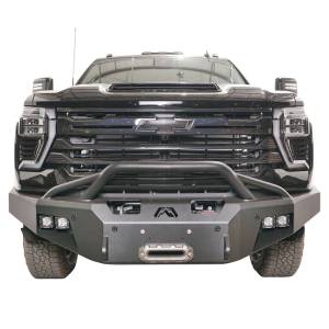 Fab Fours CH24-A6152-1 New Premium Winch Front Bumper with Pre-Runner Guard for Chevy Silverado 2500/3500 2024