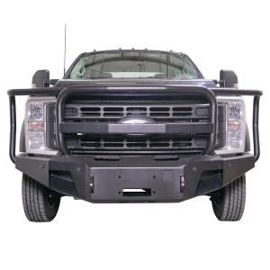 Fab Fours - Fab Fours FS23-A5960-1 New Premium Winch Front Bumper with Full Guard for Ford F-450/F-550 2023-2024 - Image 1