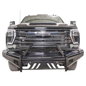 Fab Fours CH24-S6162-1 Black Steel Front Bumper with Pre-Runner Guard for Chevy Silverado 2500HD/3500 2024