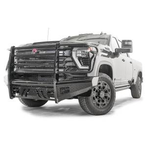 Fab Fours - Fab Fours CH24-S6160-1 Black Steel Front Bumper with Full Guard for Chevy Silverado 2500HD/3500 2024 - Image 3