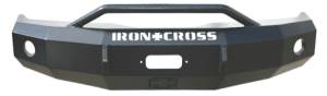 Bumpers - Iron Cross Front Bumper with Push Bar - Chevy