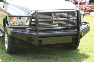 Truck Bumpers - Fab Fours Black Steel - Dodge RAM 2500/3500 2010-2019